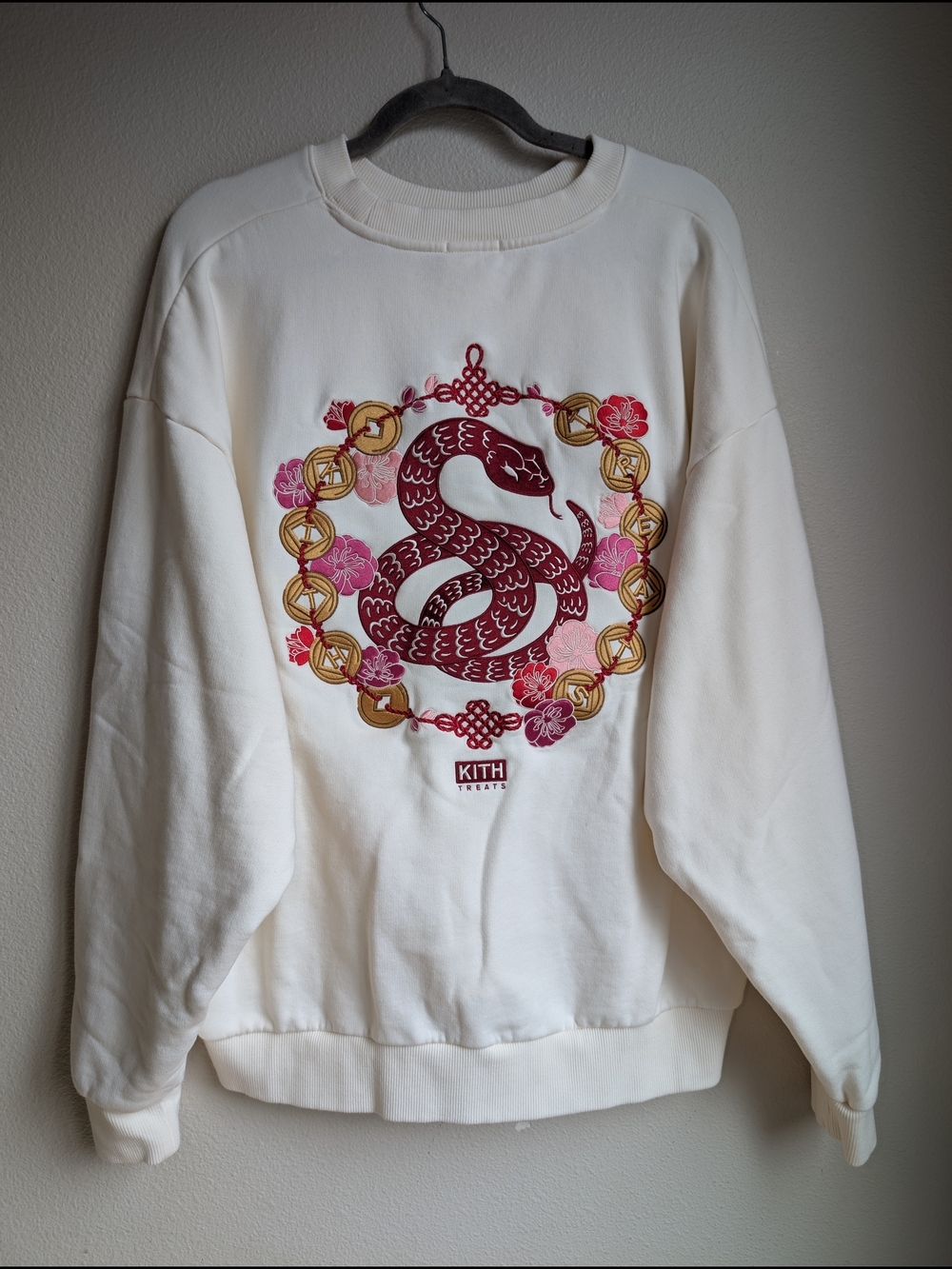 Kith Treats Lunar New Year "Year of the Snake" Nelson Crewneck Size XL